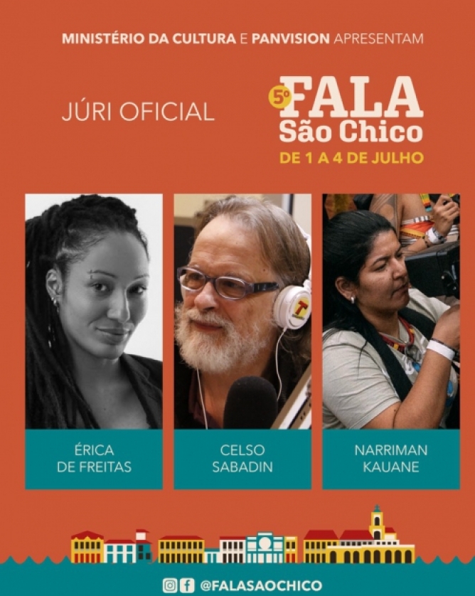  Uma comiss&atilde;o diversa, formada por tr&ecirc;s profissionais do setor audiovisual, ser&aacute; respons&aacute;vel por eleger o document&aacute;rio vencedor da Mostra Curtas Catarinenses e Latino-Americanos na categoria J&uacute;ri Oficial do 5&ordm; Festival Audiovisual de S&atilde;o Francisco do Sul &mdash; FALA S&atilde;o Chico 2026.